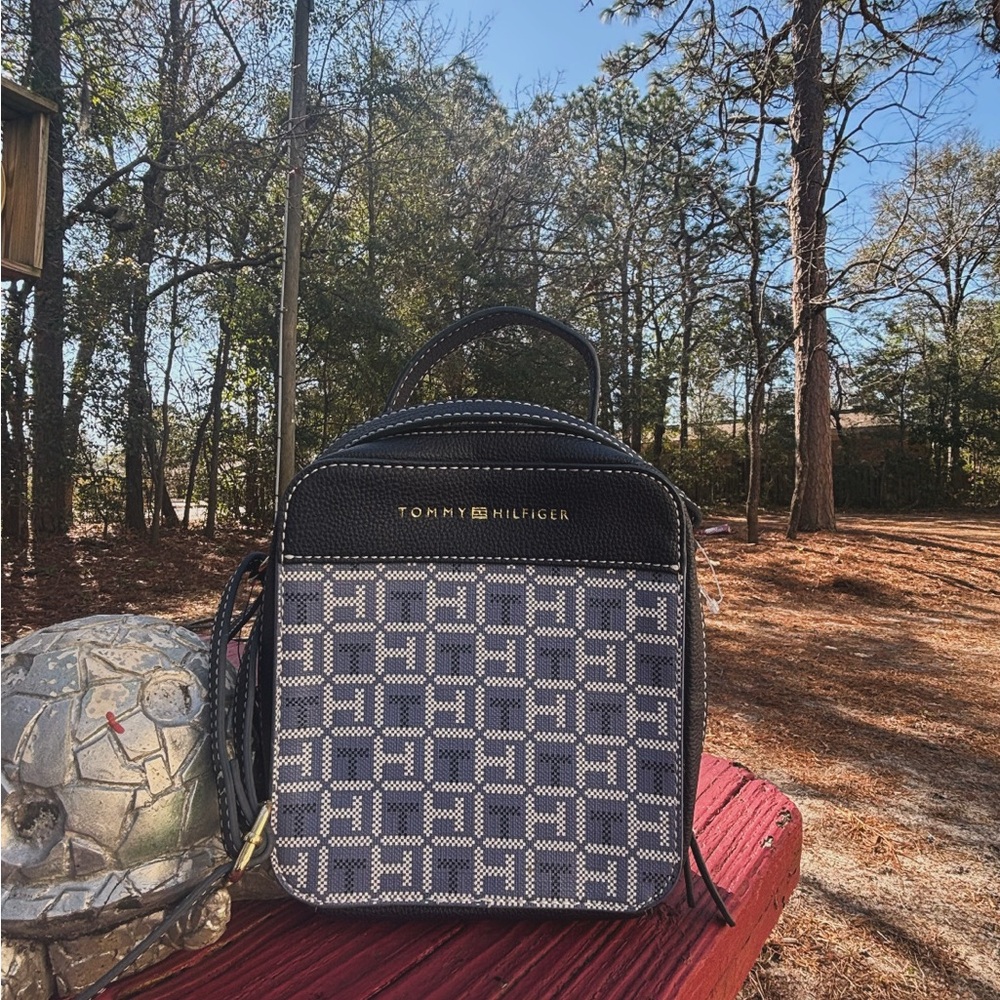 Tommy Hilfiger Monochrome Geometric Backpack